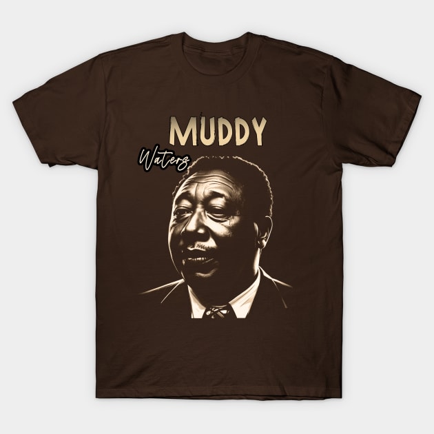 Muddy - Blues Icon T-Shirt by Moulezitouna